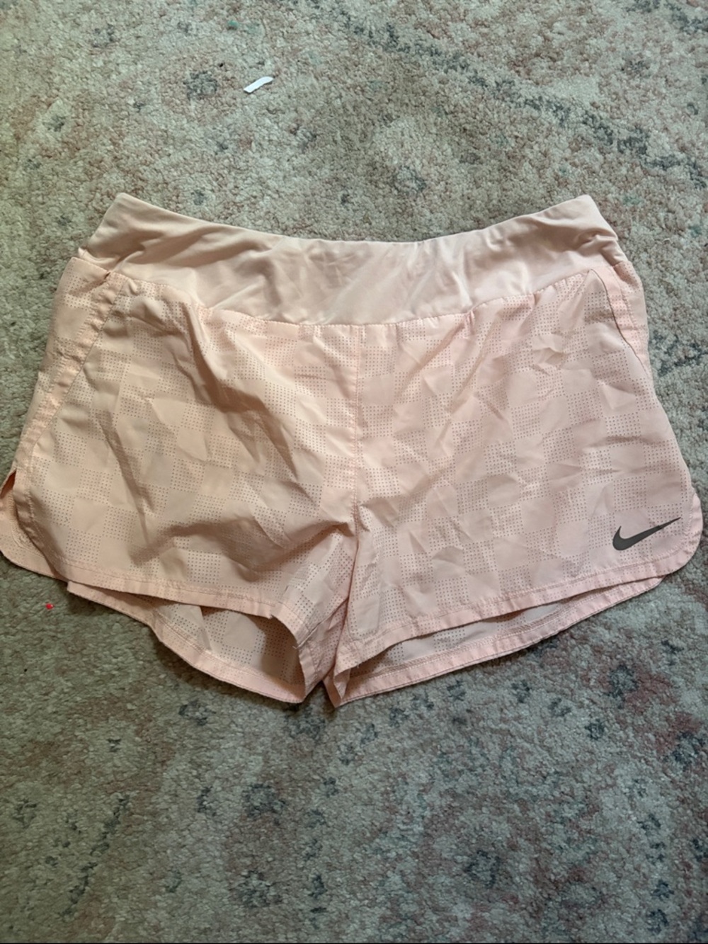 Nike Women's Light Pink Athletic Running Shorts